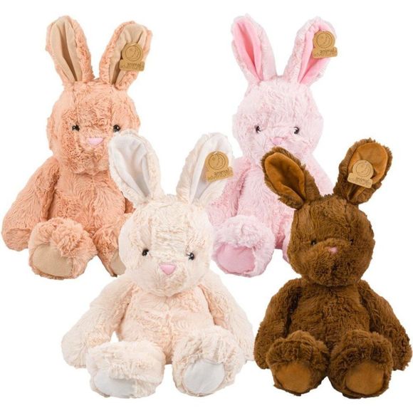 Soft Bunny Rabbit Plush Kids Toy, Dark Brown Color, 18"/46cm, Brand Licensed - Picture 3 of 3